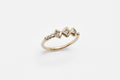 Chlo Ring - 14k gold with star set salt & pepper diamonds - READY TO SHIP