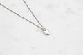 Burning Heart necklace - silver