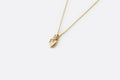 Burning Heart necklace - gold