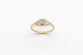 Teardrop Opal Signet Ring - 9k gold
