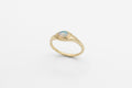 Teardrop Opal Signet Ring - 9k gold