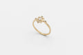 Circe ring - Gold with white rose cut diamond