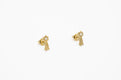 Shooting Star Studs - Gold with opal