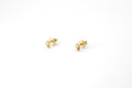 Orbit Studs - Gold with Opal