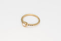 Petra Ring - 14k gold with white rosecut diamond - Ready to Ship