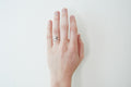 Protective hand ring - silver