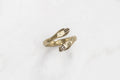 Protective hand ring - gold